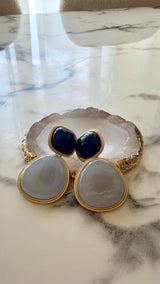 Boucle d'oreille Saphir