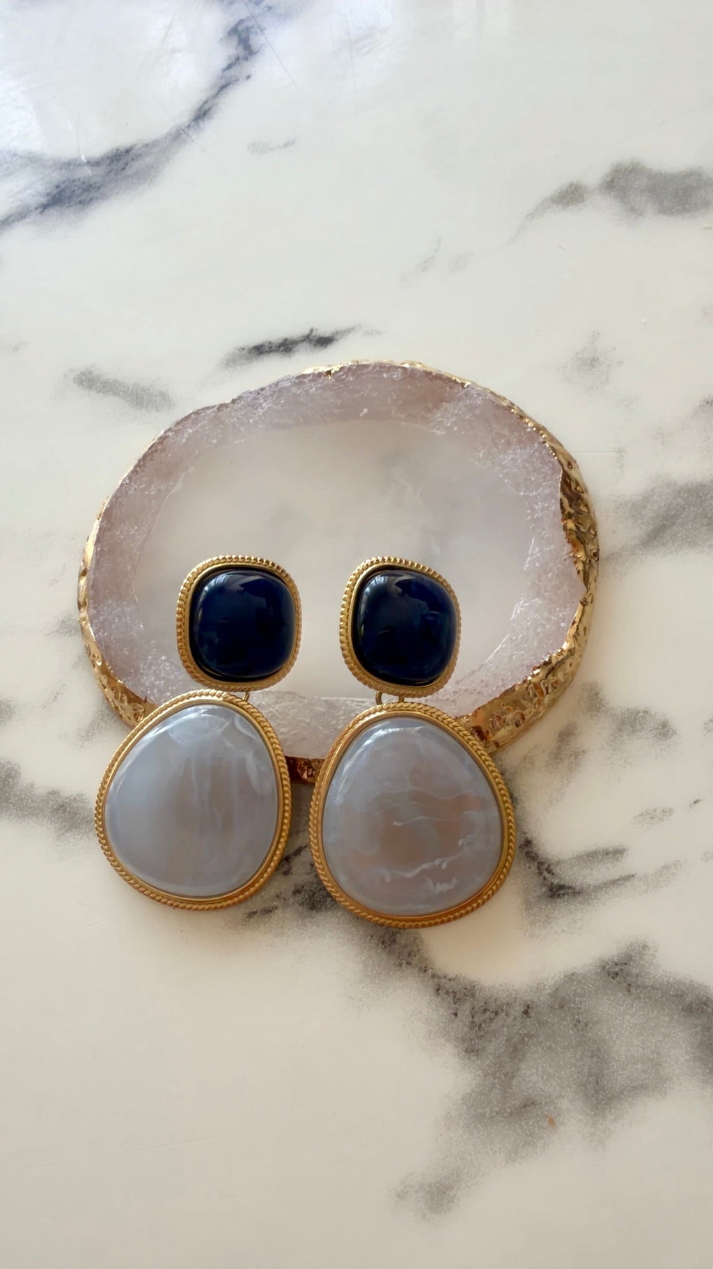 Boucle d'oreille Saphir